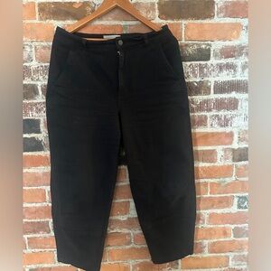 Everlane Black Utility Barrel Pant